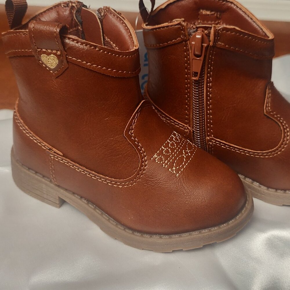 Carter’s ~ Sz 6 kids ~ Girls “Cowboy” Boots ~ NWT / *Box